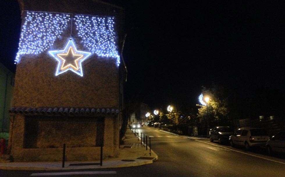 Illuminations de Noël, Avenue Mireille