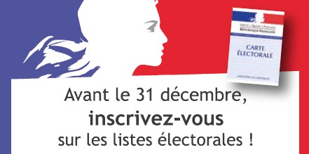 Listes Electorales : inscrivez-vous avant le 31 décembre 2013