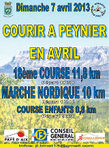 Courir à Peynier en Avril 18ème édition