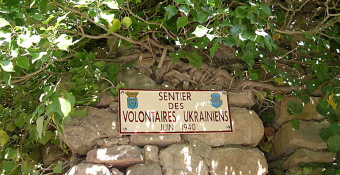 Hommage auc volontaires Ukrainiens