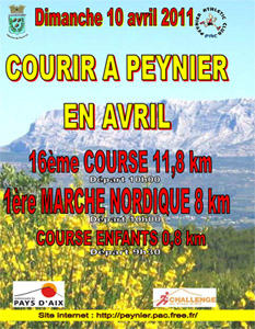 Courir à Peynier en Avril 16ème édition