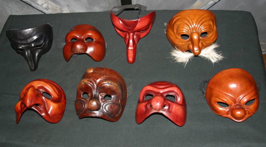 Collection des masques de théâtre de Erhard Stiefel