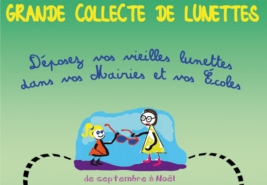 Grande collecte de lunettes