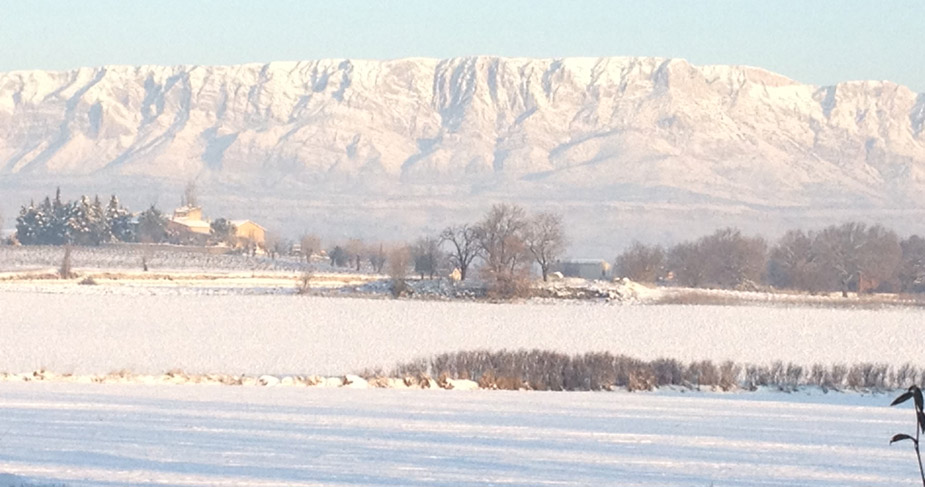 Manteau blanc sur Peynier