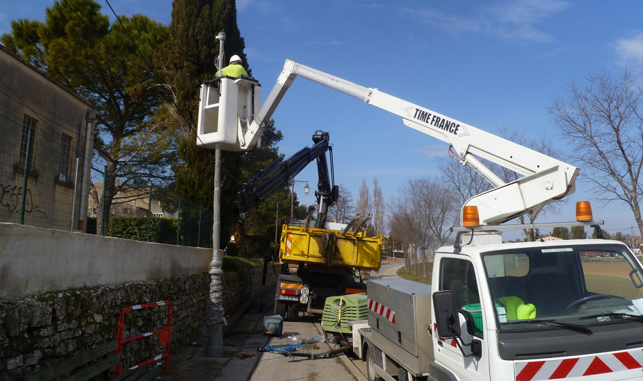 Rénovation de l'éclairage public avenue Jean Jaures