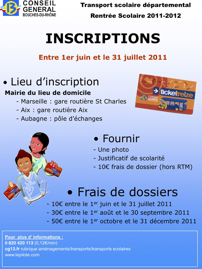 Transport scolaire 2011-2012