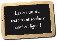 Menus restaurant scolaire