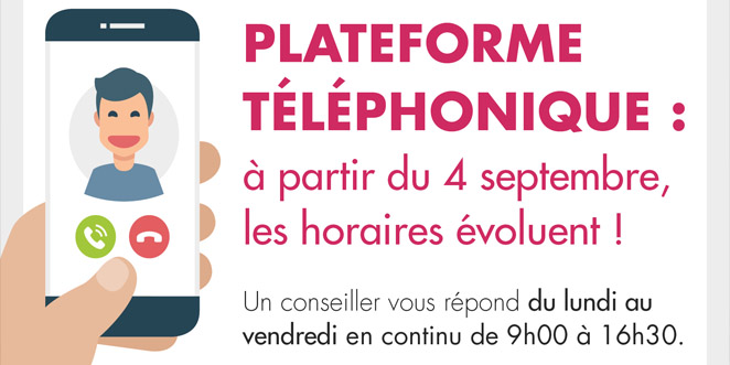 Plate-forme téléphonique de la Caf