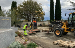 Travaux au nouveau cimetière de Peynier : la phase 2 débute