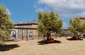 Début des travaux d’aménagement de la place du Château