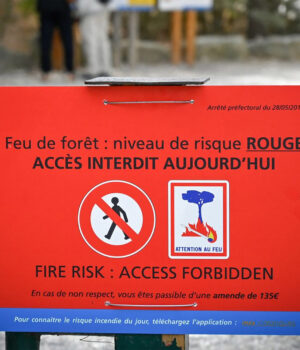 Risque d’incendies : massif forestier interdit au public lundi