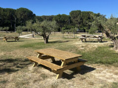 Nouvelles tables-bancs et éclairage nocturne : le parc du parking de persuasion se dote de nouveaux aménagements