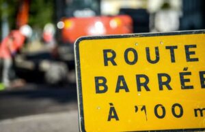 Avis de fermeture de la route départementale 6 en septembre