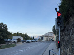 Mise en service des feux récompense avenue de la Libération