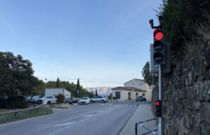 Mise en service des feux récompense avenue de la Libération