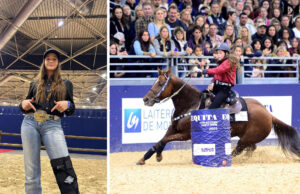 Léana, la jeune cavalière qui fait briller Peynier