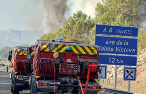 Incendie sur l’A52 à proximité de Peynier : important dispositif de secours mobilisé, aucun risque de propagation identifié à ce stade